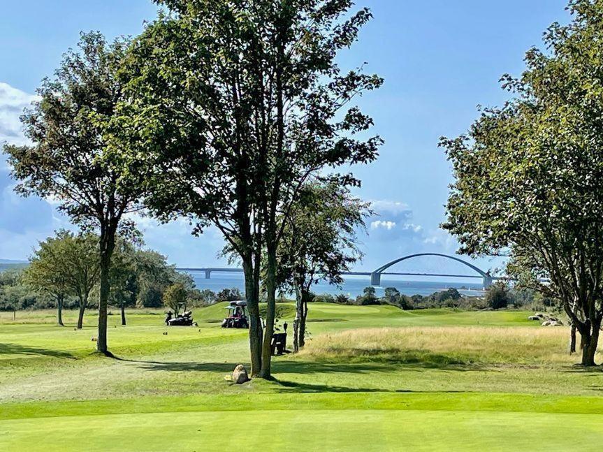 FeWo mit Terasse u. Garten am Golfplatz Wulfen auf Fehmarn Exterior foto